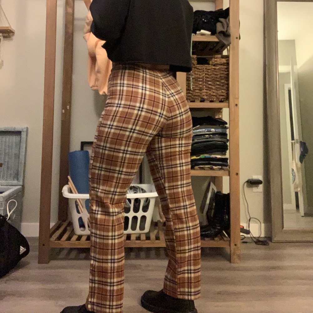 Retro Gingham Pants